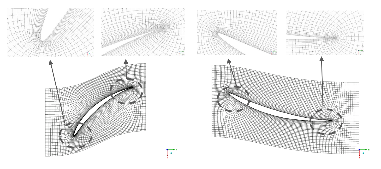 Structured O–H Topology Mesh